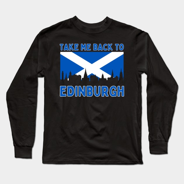 Edinburgh Long Sleeve T-Shirt by footballomatic